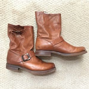 FRYE Leather Veronica Short Boots